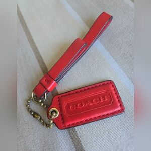 Red Coach Hang Tag